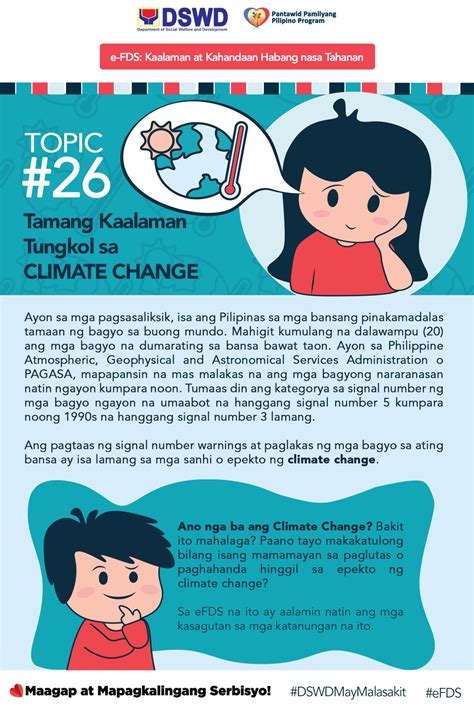 Tamang kaalaman patungkol sa climate change